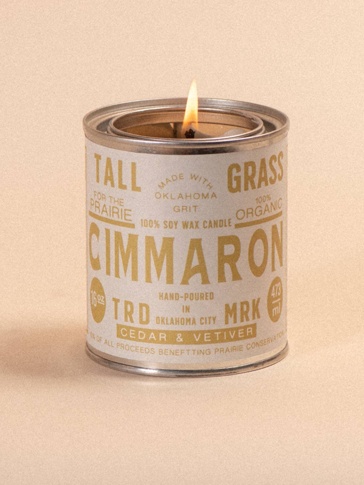 Tallgrass Supply Co - Cimmaron: Cedar + Vetiver Soy Wax Candle