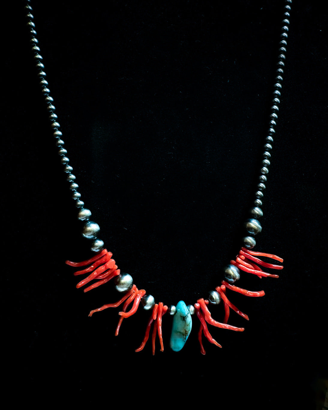 Coral and Turquoise necklace