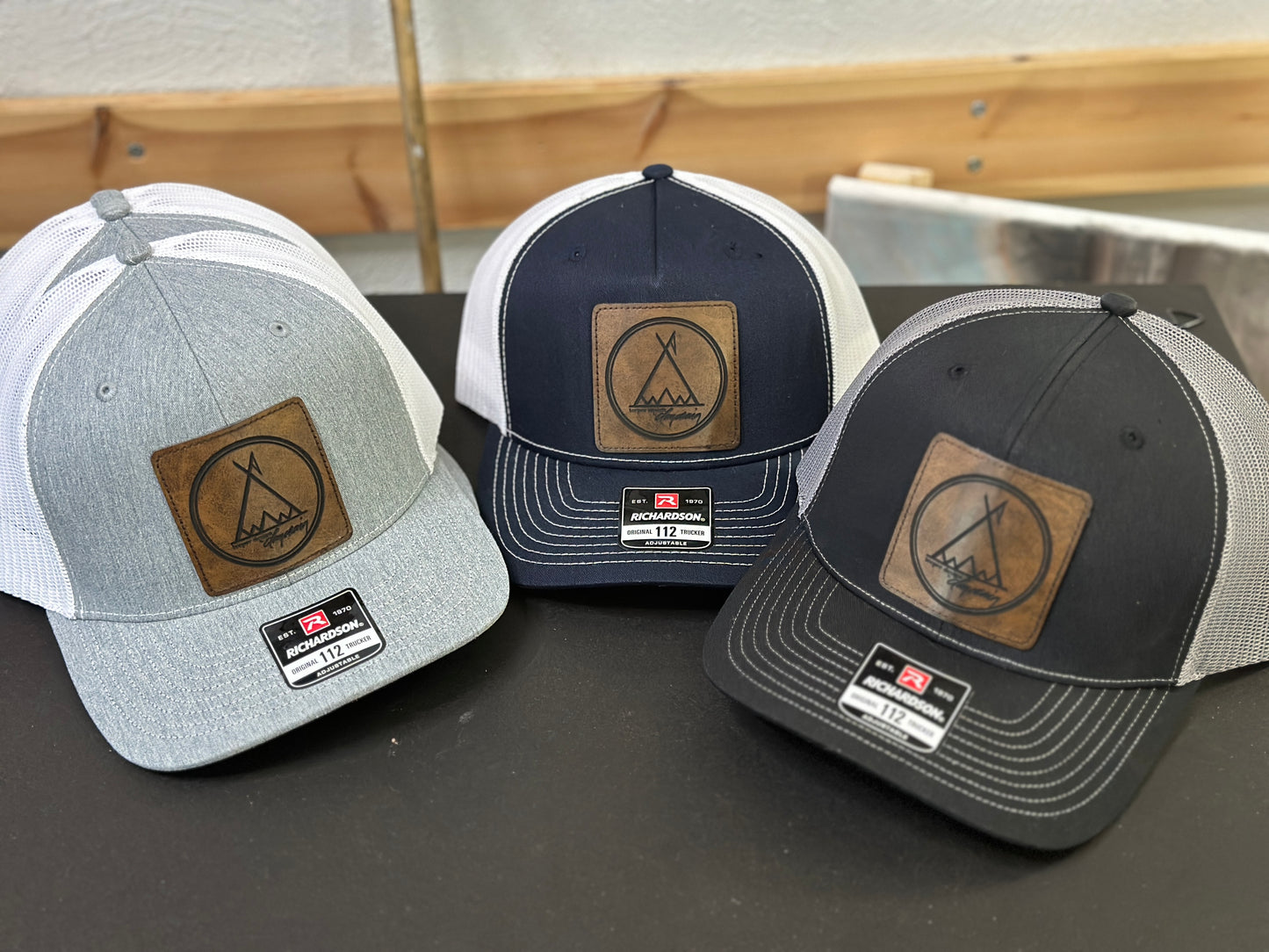 Teepee Design Leather Patch Logo