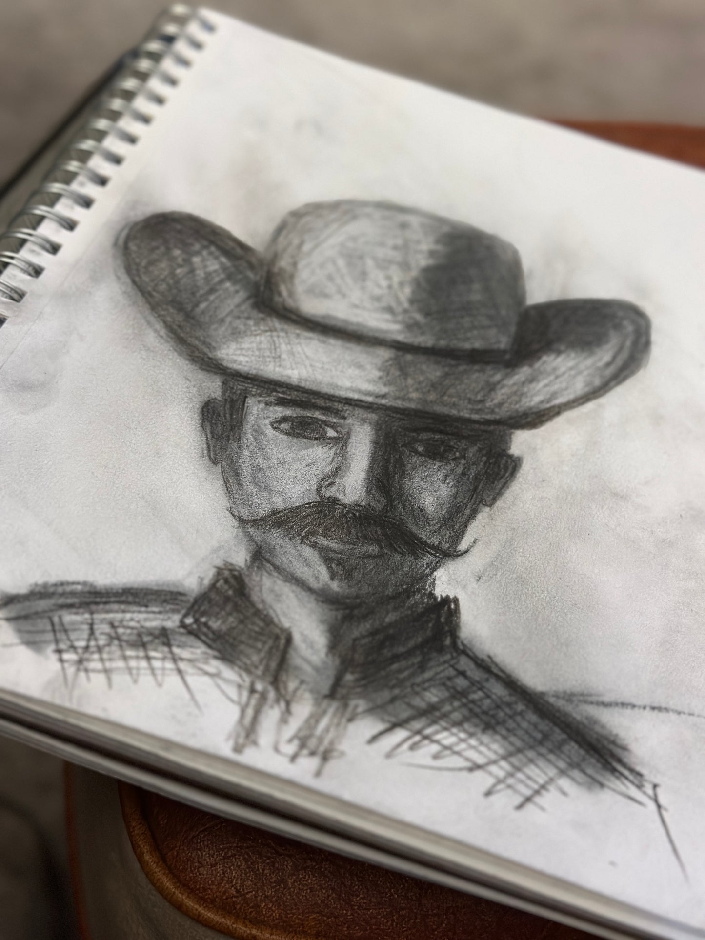 Quick Sketch Charcoal Portrait