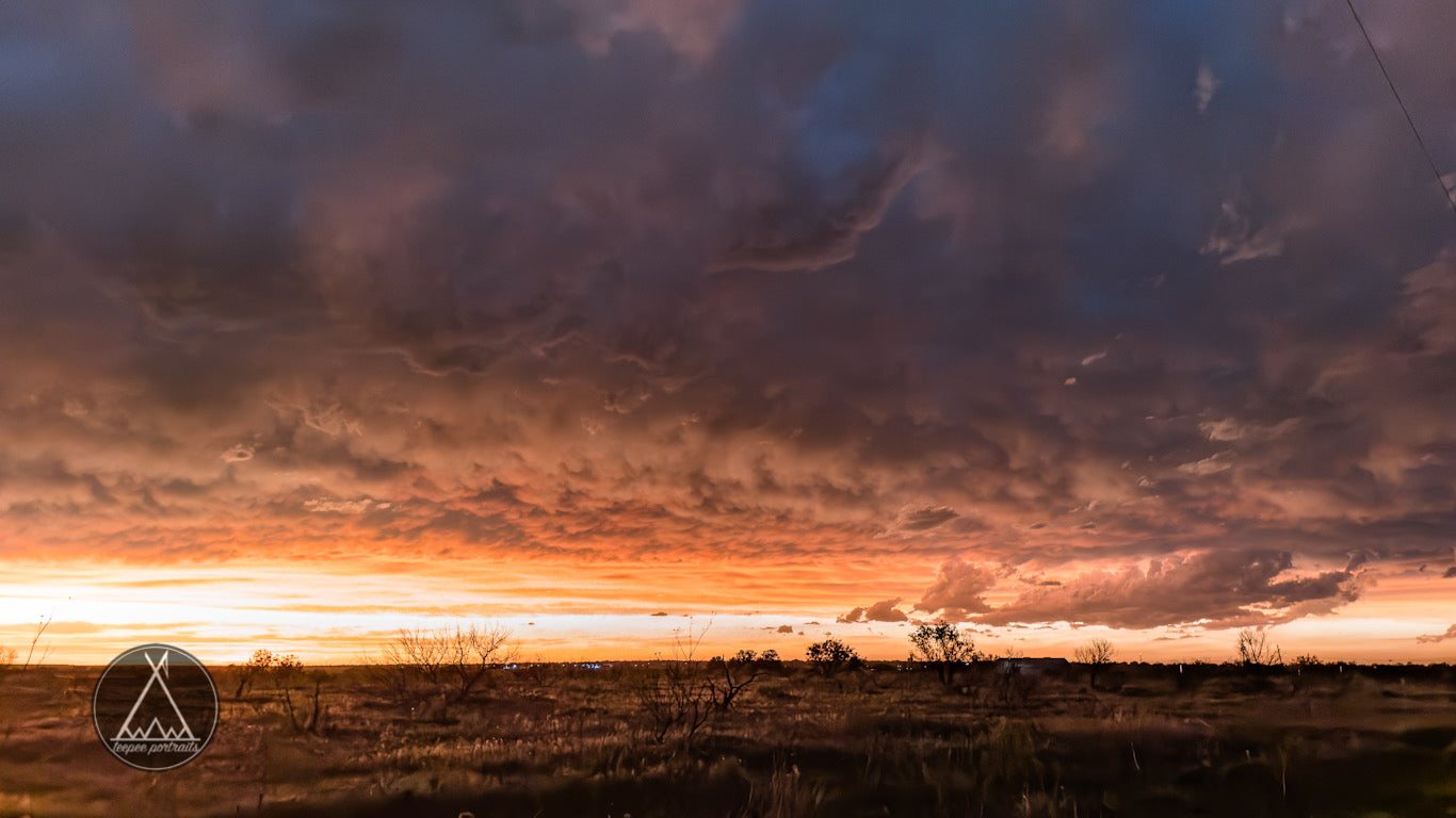 "Summer Sunset After Storms"