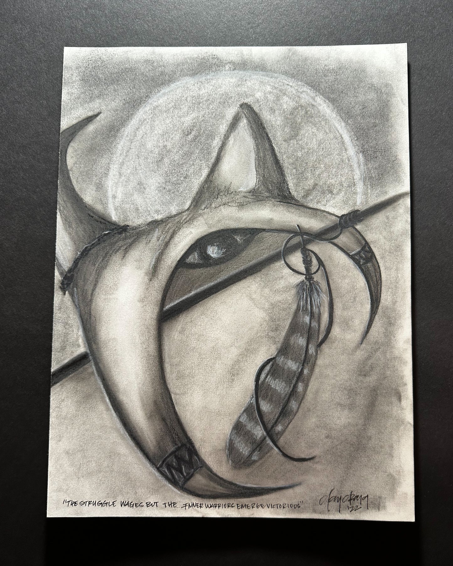 "The Struggle Wages But the Inner Warrior Emerges Victorious"