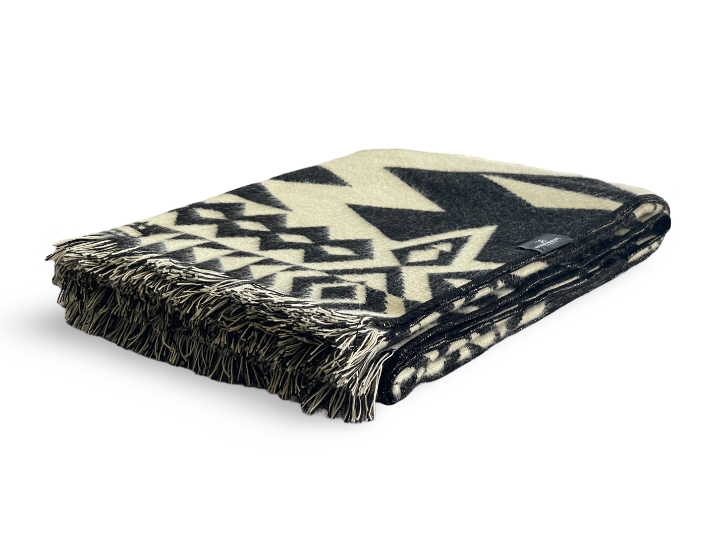 Beyond Borders Collective | Artisan-Made Blankets & Throws - Awa Throw Blanket - Natural / Black | home decor | Spring De
