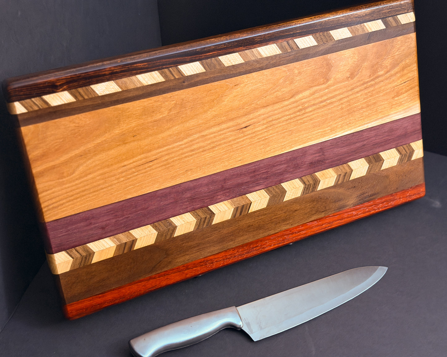 Ribbon Stripe Cutting Board