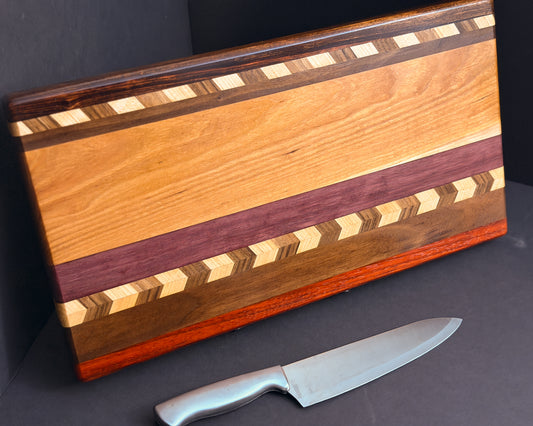 Ribbon Stripe Cutting Board