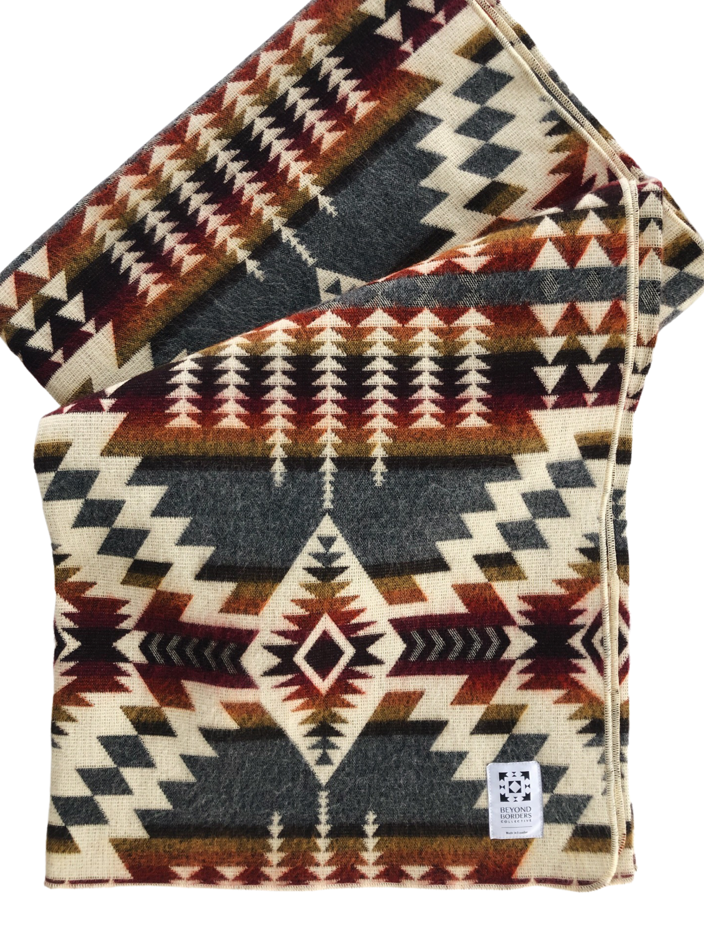 Beyond Borders Collective | Artisan-Made Blankets & Throws - Secoya Blanket - Campfire Ash | home decor | Spring Decor