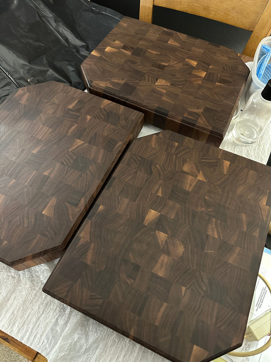 Black Walnut End Grain Butcher Block