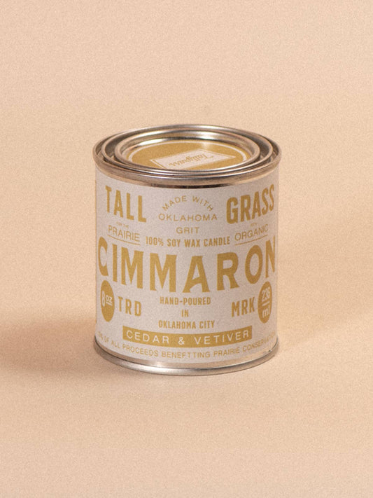 Tallgrass Supply Co - Cimmaron: Cedar + Vetiver Soy Wax Candle