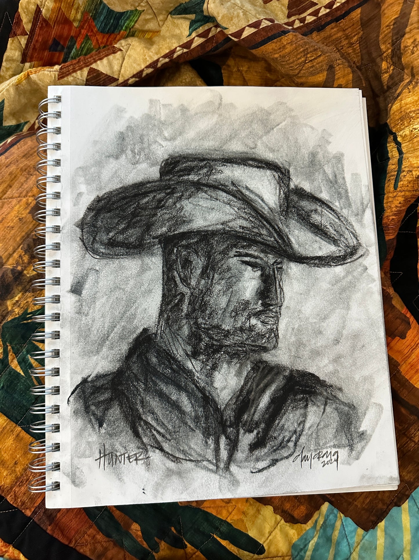 Quick Sketch Charcoal Portrait