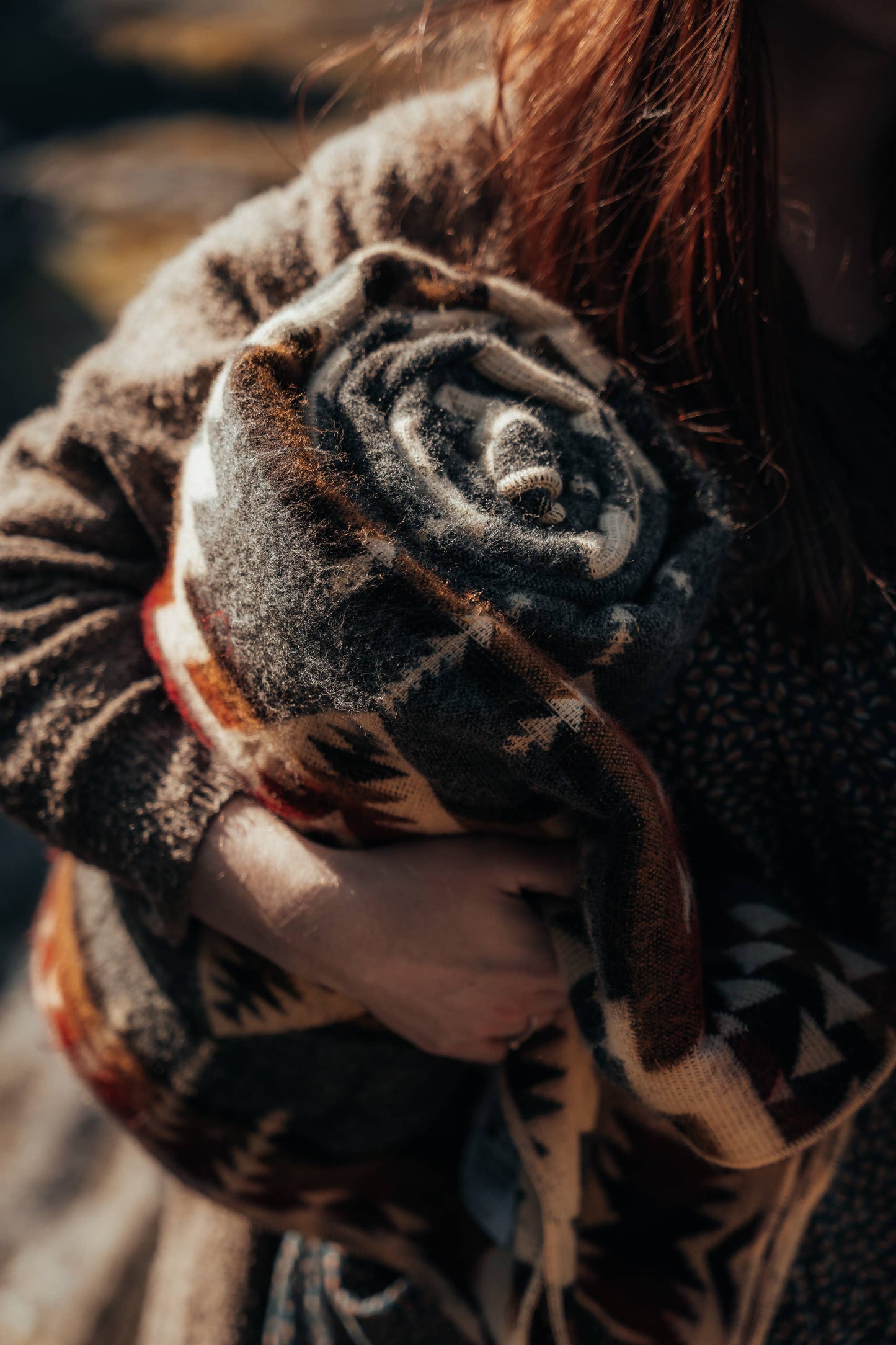 Beyond Borders Collective | Artisan-Made Blankets & Throws - Secoya Blanket - Campfire Ash | home decor | Spring Decor