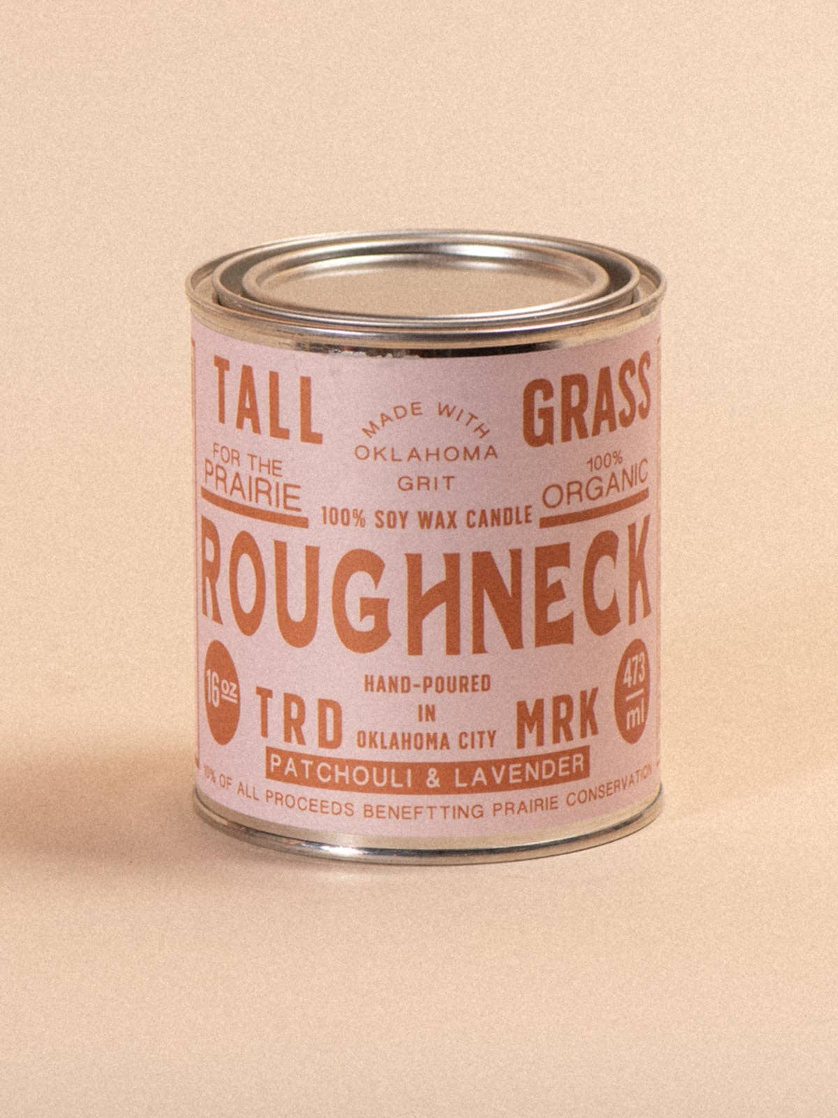 Tallgrass Supply Co - Roughneck: Patchouli + Lavender Soy Wax Candle
