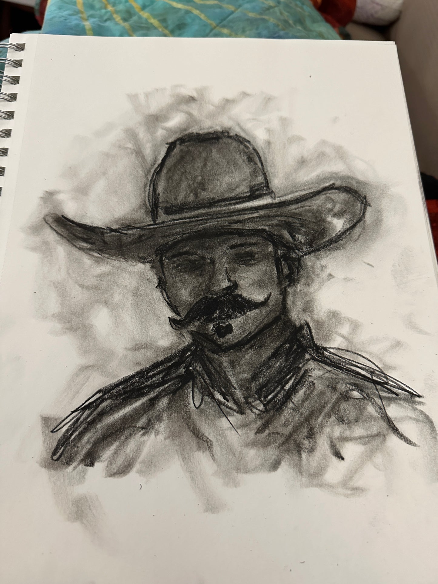 Quick Sketch Charcoal Portrait