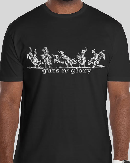 Wild Rodeo Collection - Guts N' Glory Bulls T-shirt