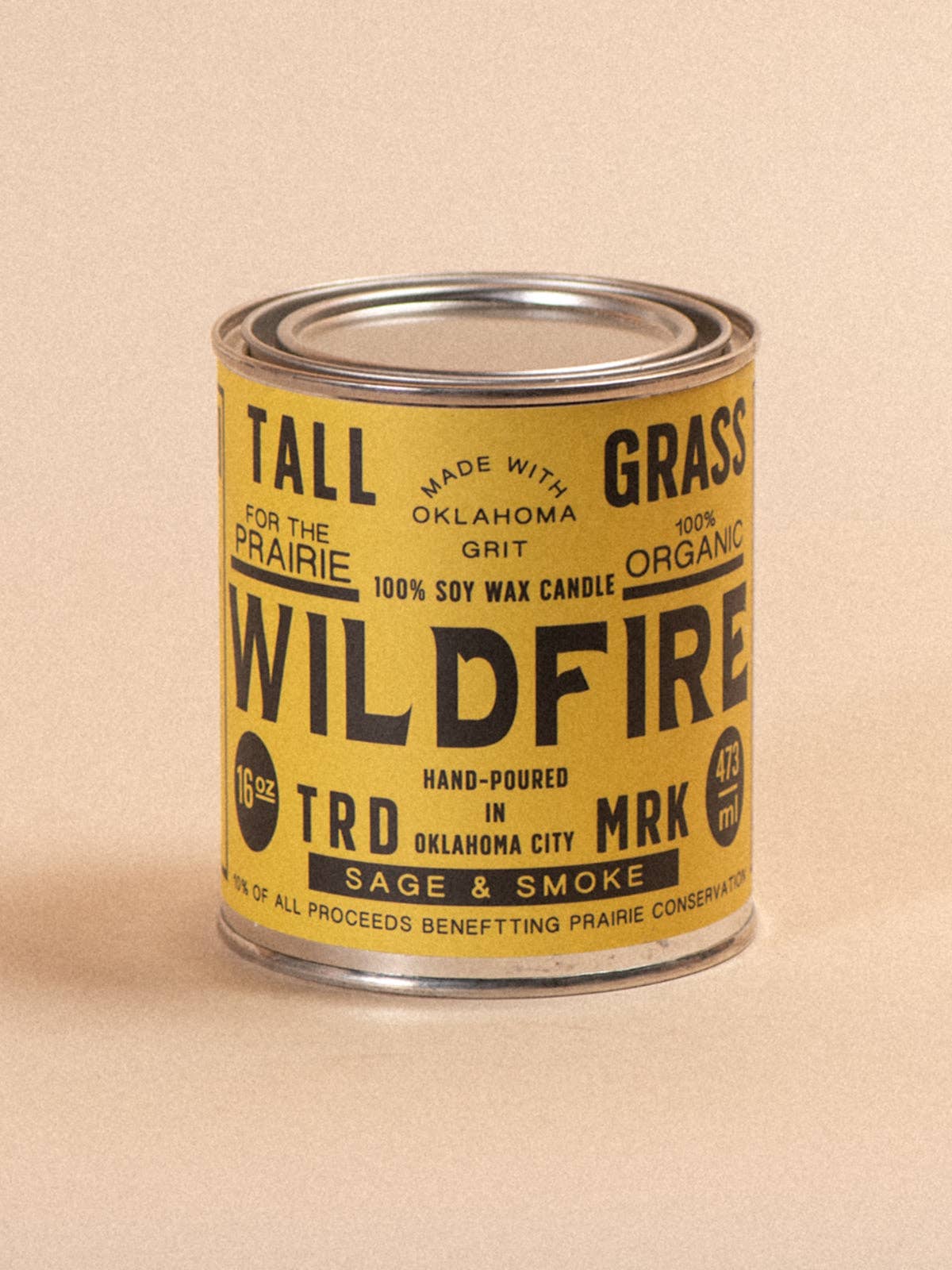 Tallgrass Supply Co - Wildfire: Sage + Smoke Soy Wax Candle