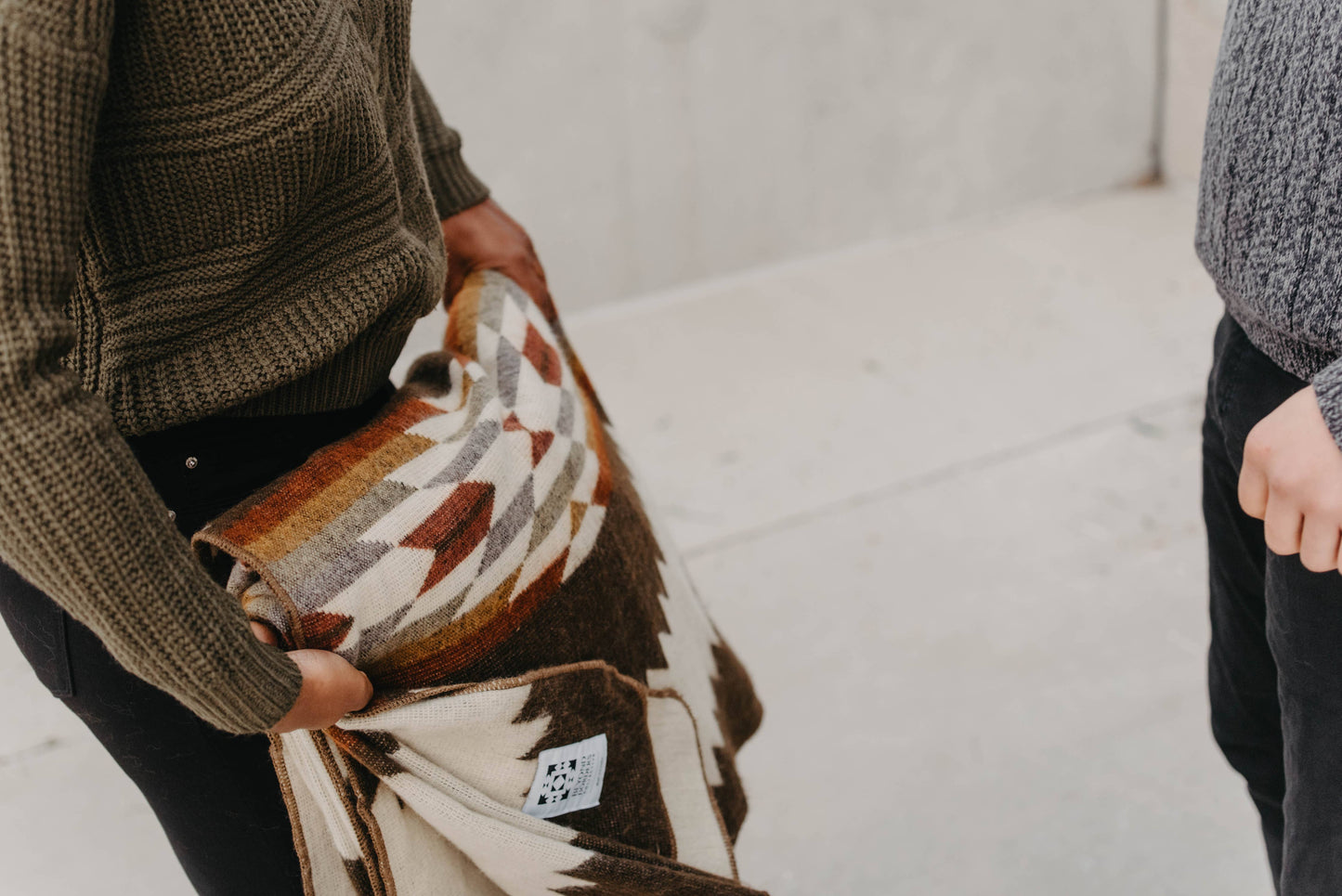 Beyond Borders Collective | Artisan-Made Blankets & Throws - Tsachila Blanket - Chocolate | home decor | Spring Decor