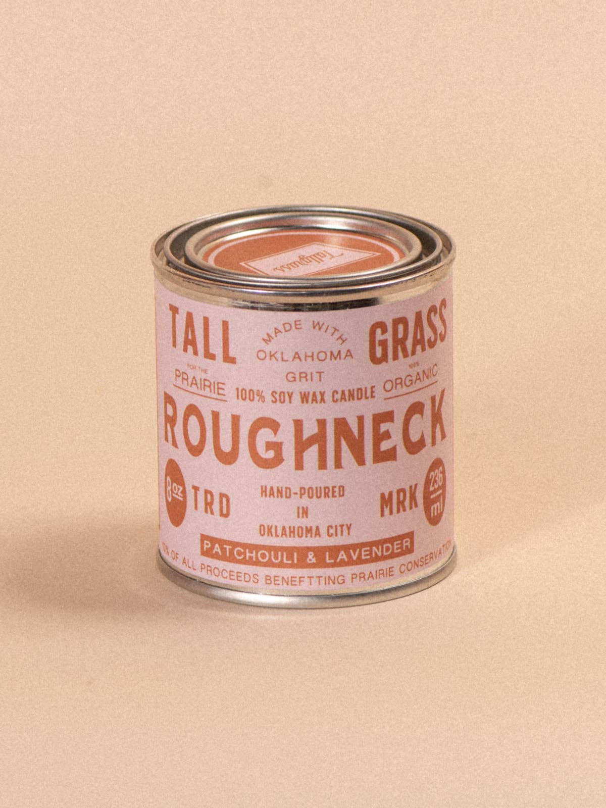 Tallgrass Supply Co - Roughneck: Patchouli + Lavender Soy Wax Candle
